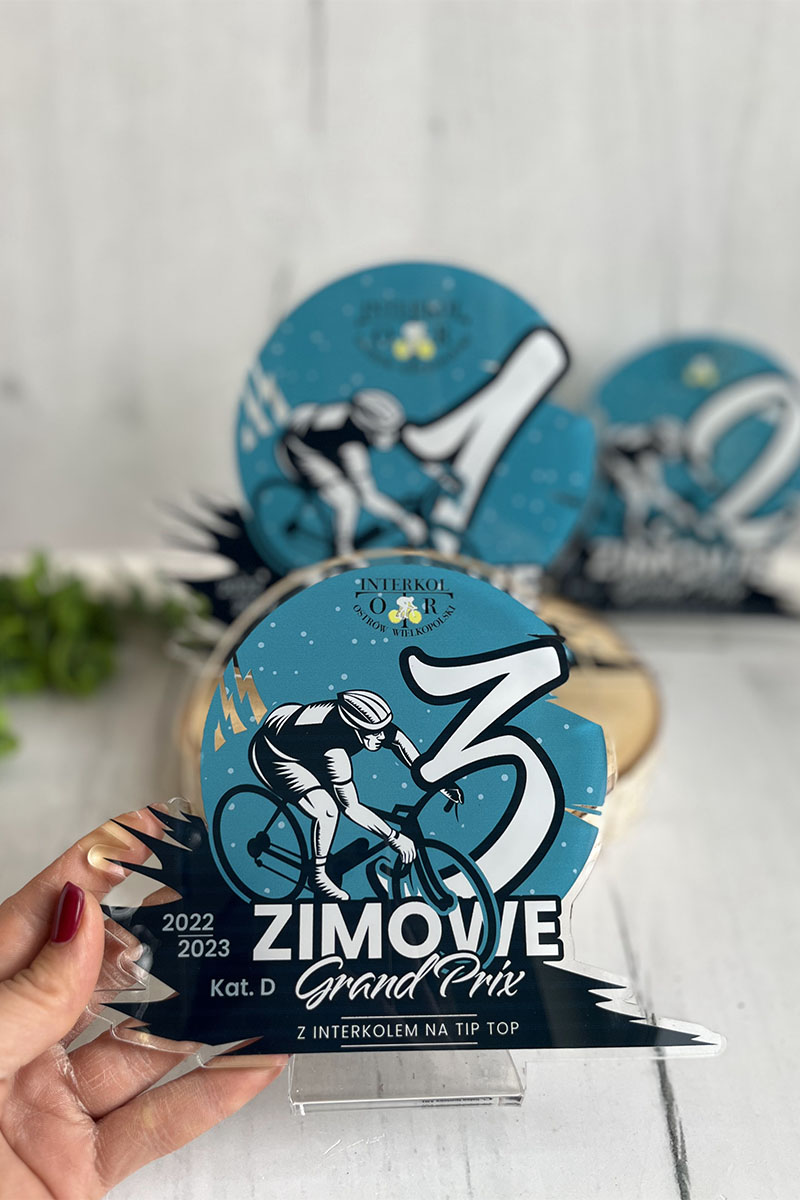 Personalizowana statuetka na zawody zimowe Grand Prix z Interkolem na Tip Top